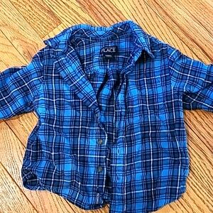 Boy's plaid shirt 24 mos